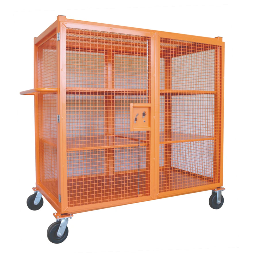 Jackson 5400 Wire Cage, 60" x 54" Jobsite Storage Cart - Reconditioned