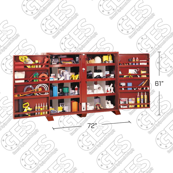 Jobox 1-693990 24" Deep Extra Heavy-Duty Bin Cabinet - Reconditioned