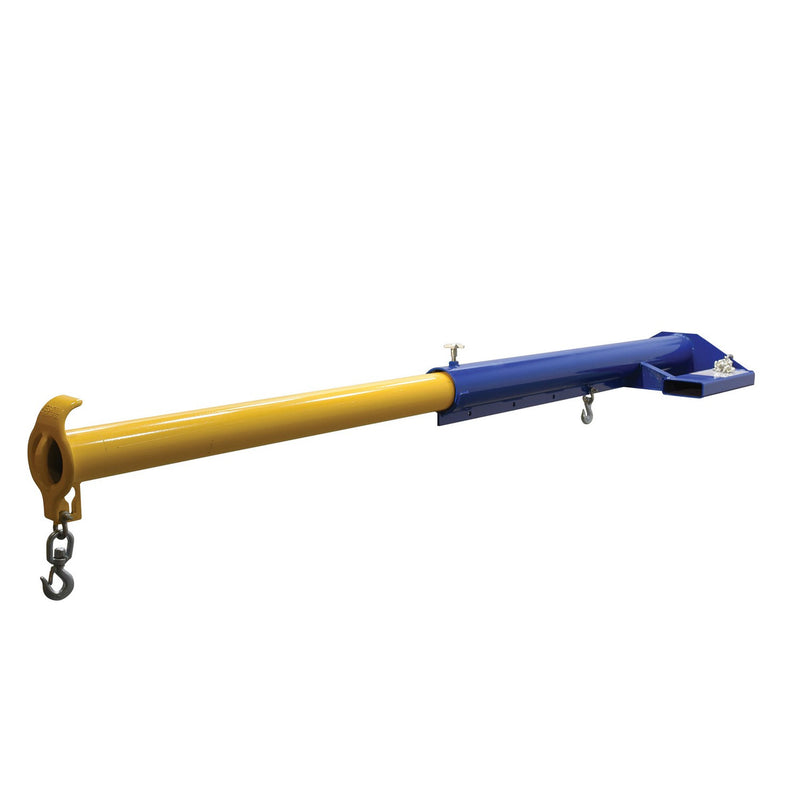 Vestil LM-EBT-4-24 Telescoping Lift Boom, 4000lb, 24in Forklift Pockets - Reconditioned