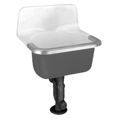 American Standard Lakewell 7692000.020 Wall-Hung Cast Iron Service Sink - New Surplus