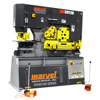 Amada Marvel MSIW126D Spartan 126-Ton Heavy Duty Dual Cylinder Ironworker - Used