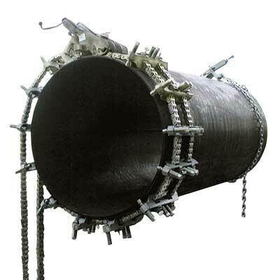 Mathey Dearman D251-1036 10" - 36" Double Chain Pipe Clamp - Reconditioned