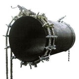 Mathey Dearman D251-1036 10" - 36" Double Chain Pipe Clamp - Reconditioned