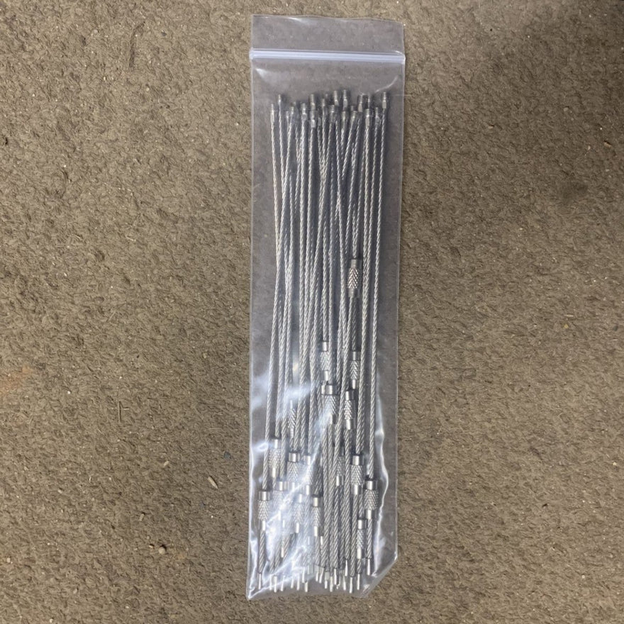 Millenial Essentials X001W0NC4T Wire Keychain 25pcs  -  New Surplus