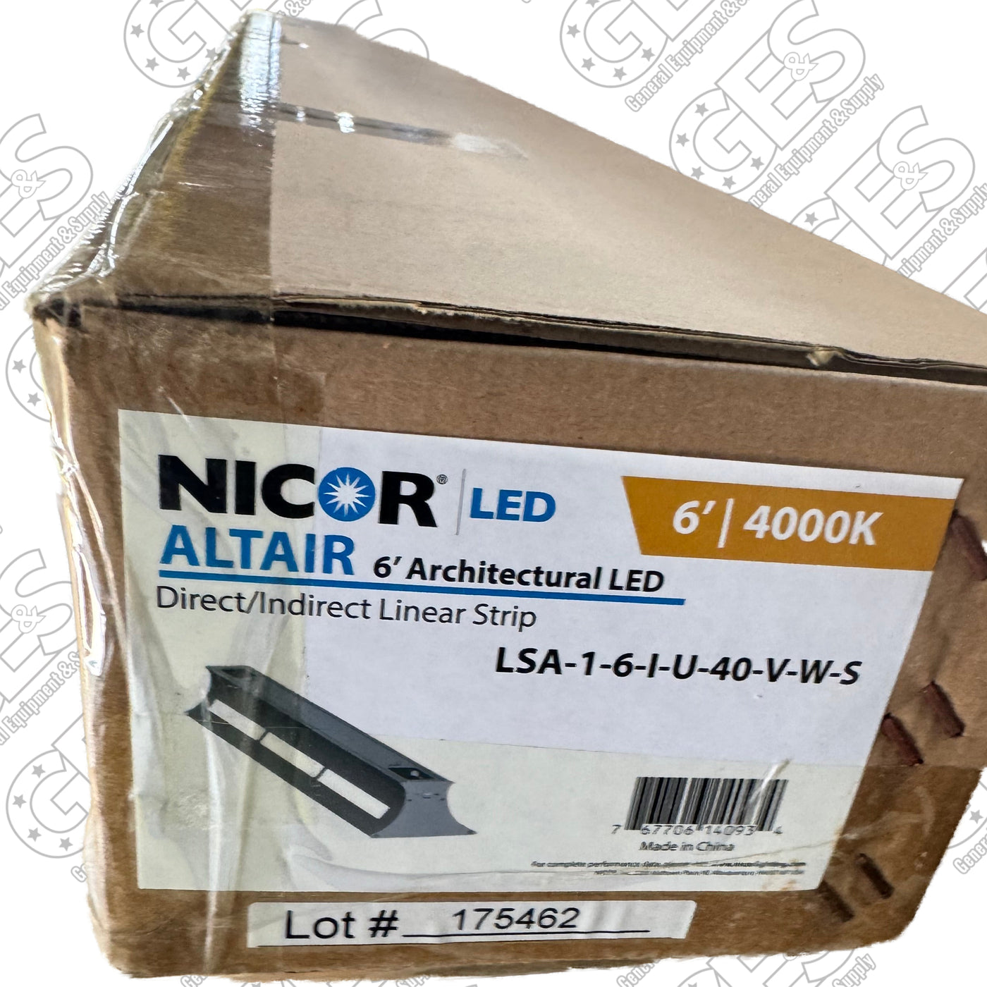 NICOR Altair LSA-1-6-I-U-40-V-W-S 6' Architectural LED Direct/Indirect Linear Fixture - New Surplus