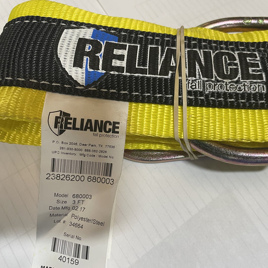 Reliance 680003 Fall Protection Sling - New Surplus