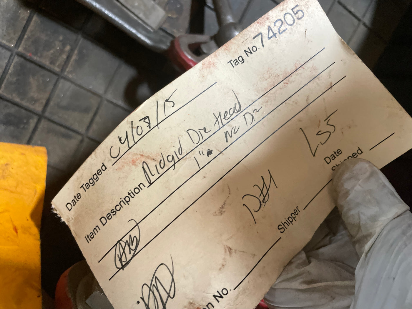 Ridgid 42072 Model 500 Die Head 1 inch