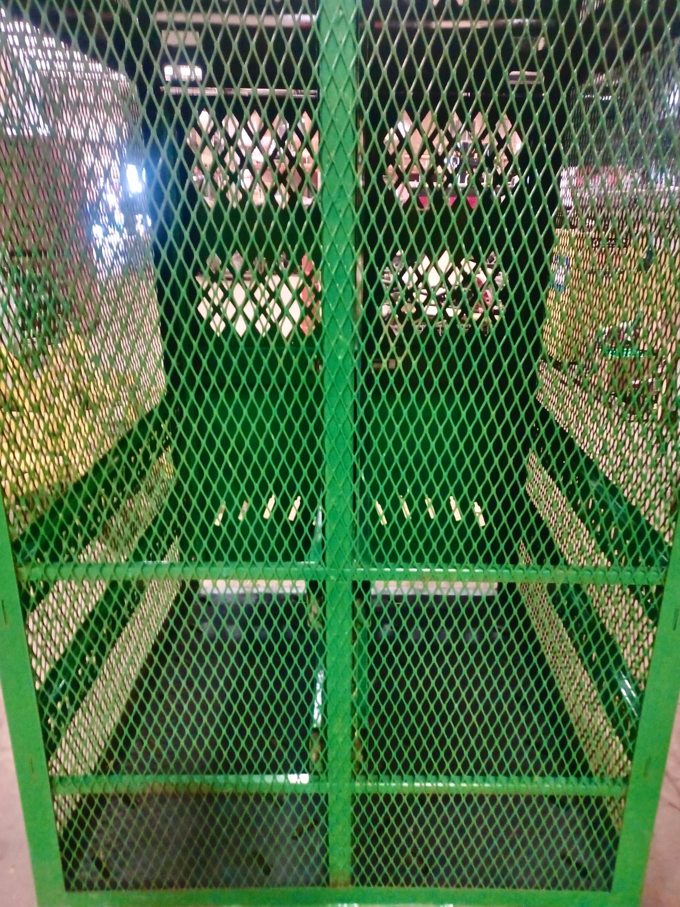 Saf-T-Cart STS-20-FW-2 Cylinder Cage Storage Cabinet  - Reconditioned