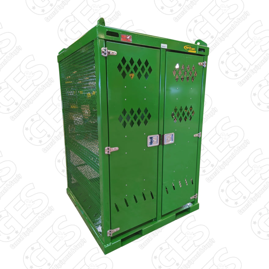 Saf-T-Cart STS-20-FW-2 Cylinder Cage Storage Cabinet  - Reconditioned