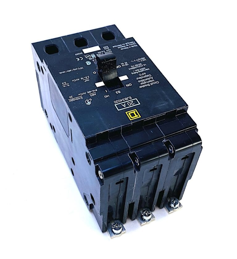 Schneider Electric EJB34020 Square D Circuit Breaker 20A 3P - New Surplus