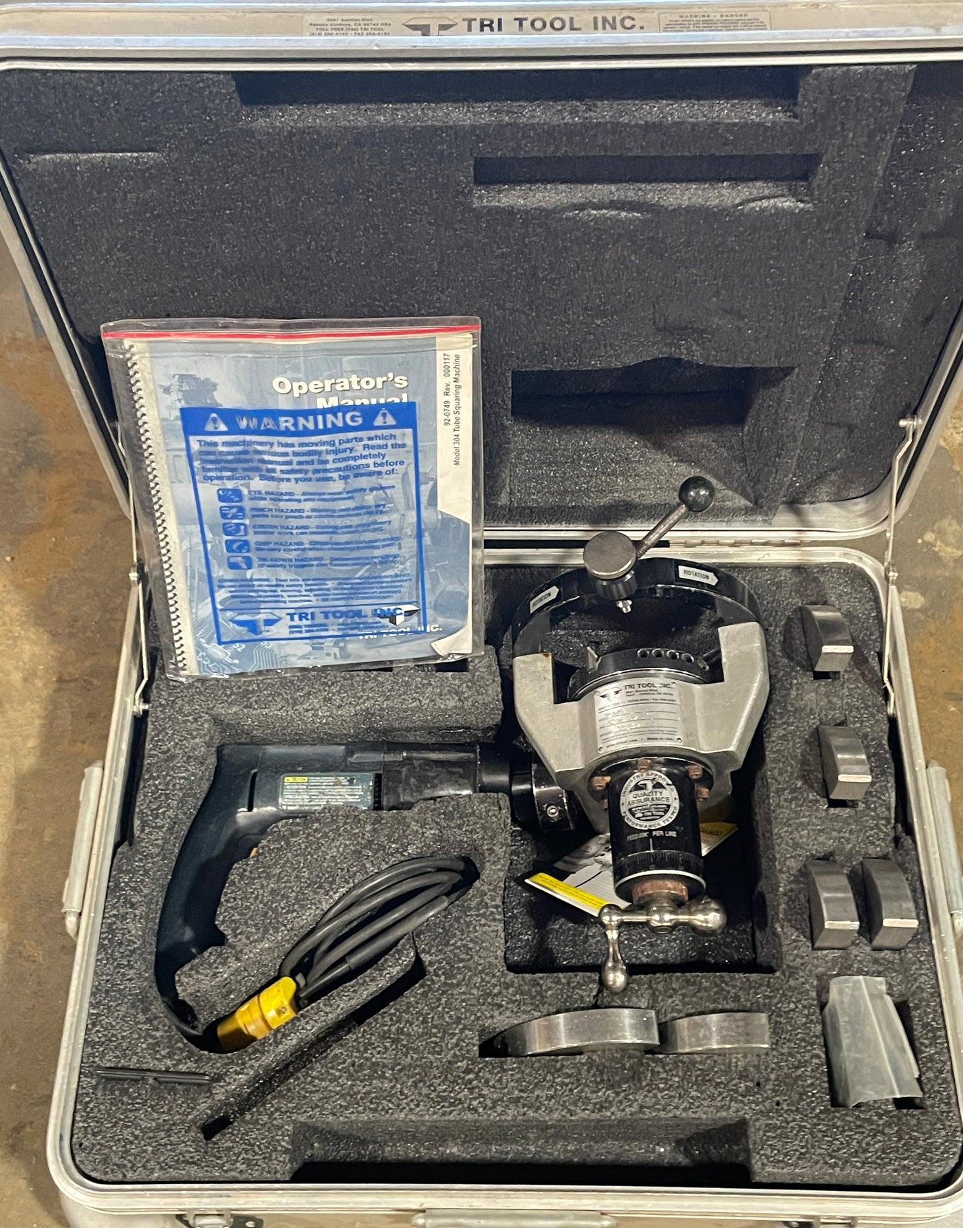 Tri-Tool 304 Tube Squaring Machine - Used