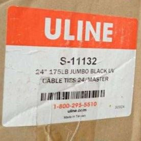 Uline S-1113 Cable Ties 24 in. 100 per box - New Surplus