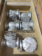 Warren 3155-8 Cast Carbon Check 4 Inch Valve  -  New Surplus