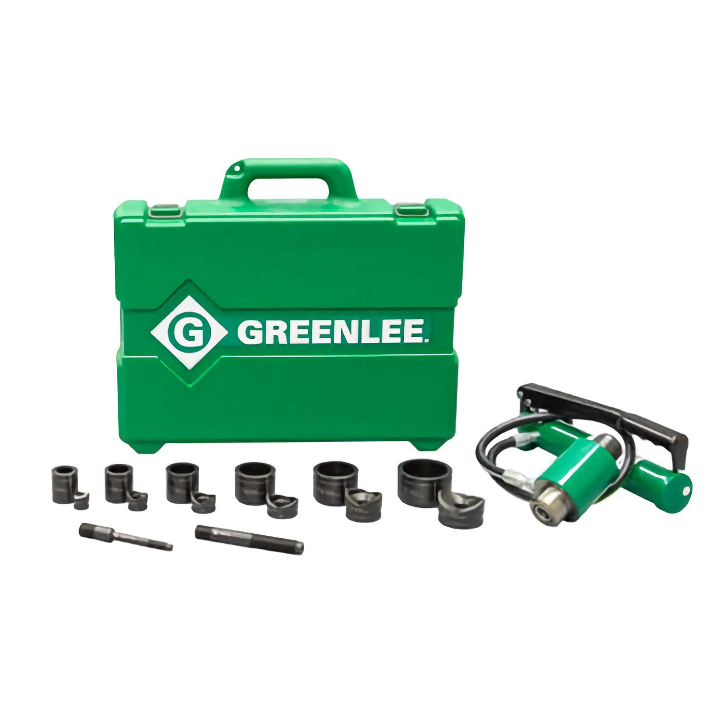 Greenlee 7306 Hydraulic Knockout Kit 11 Ton, 1/2" - 2" w/ Hand Pump - Reconditioned
