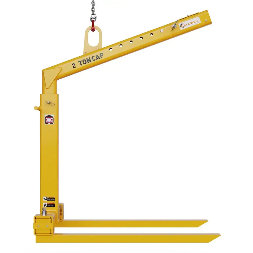 Caldwell 90ACL Adjustable Load Pallet Lifter with 4000lb Lift Capacity - Reconditioned