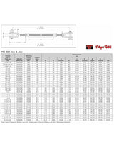 Crosby 1033036 HG-22G Turnbuckle Jaw & Jaw 24in. X 1-3/4in. Heavy Duty Galvanized Steel Rigging Hardware - Reconditioned