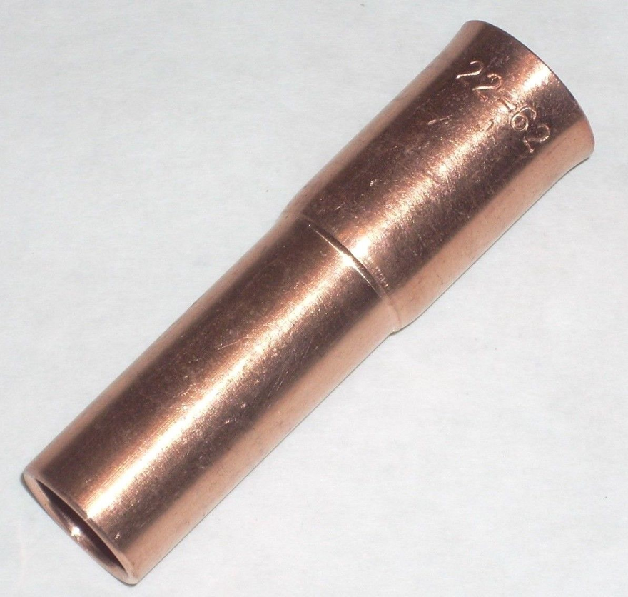 Radnor 64002688 MIG 22-62 Nozzle Tweco Style Copper 5/8in. Bore (Pack of 3) - New Surplus