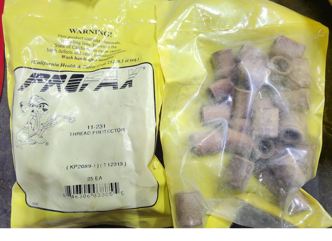 Profax 11-231 Thread Protector, 25 Count - New Surplus