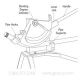 Greenlee 1801 Mechanical Bender for 1-1/4in. to 1-1/2in. Conduit - Reconditioned