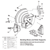 Greenlee 28008 Rigid Bending Shoe Group for 1/2in. through 2in. Conduit