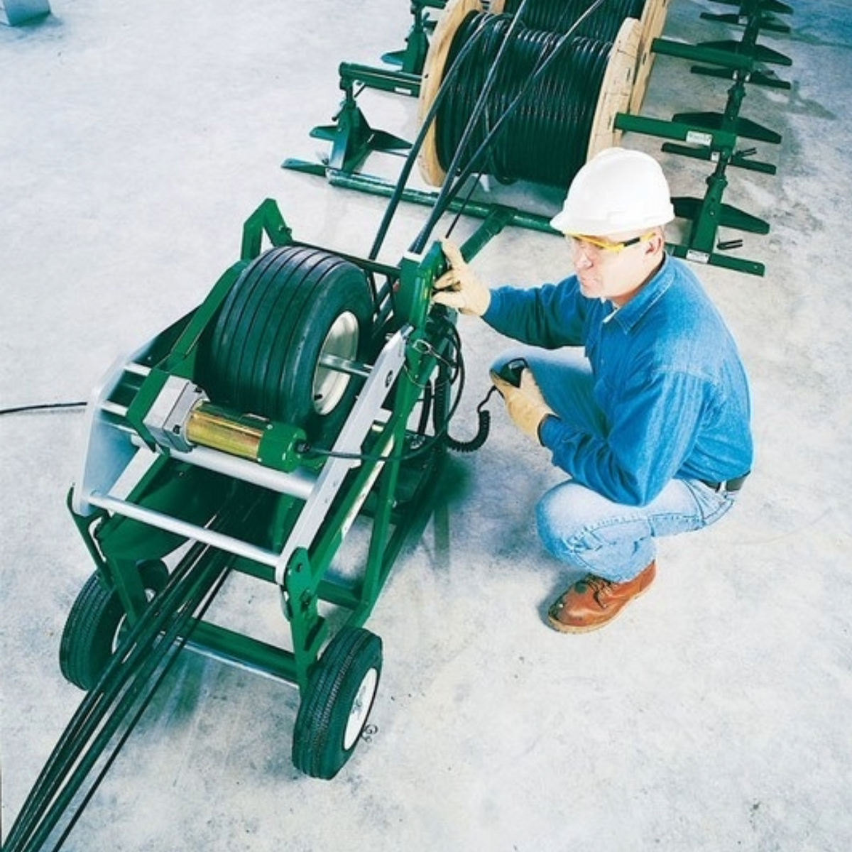 Greenlee 6810 Ultra Cable Feeder Dual Motor Variable Speed