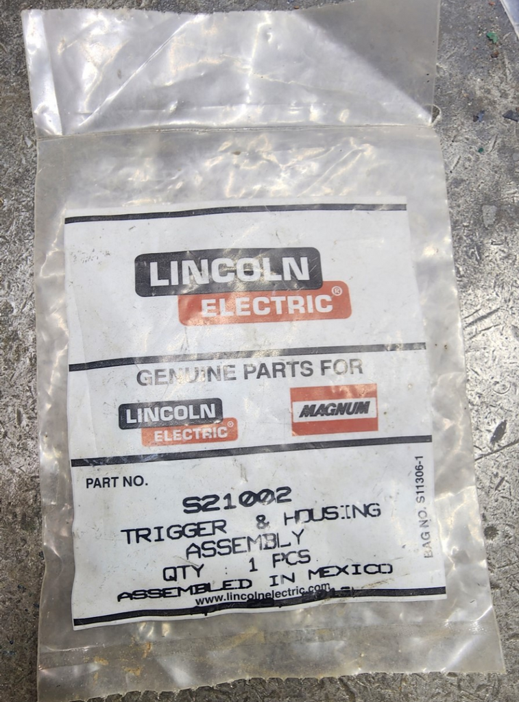 Lincoln Electric S21002 Trigger and Housing Assembly- New Surplus