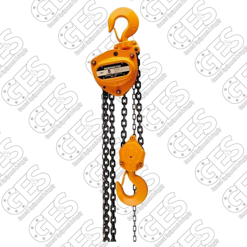Harrington CF015-30 Hand Chain Hoist with 1-1/2 Ton Capacity & 30FT Chanin Fall - Reconditioned