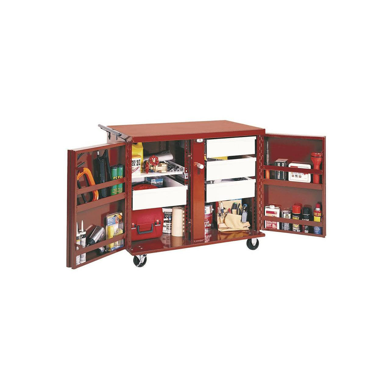 Jobox 678990 Rolling Workbench Cabinet with 6" Casters - Reconditioned