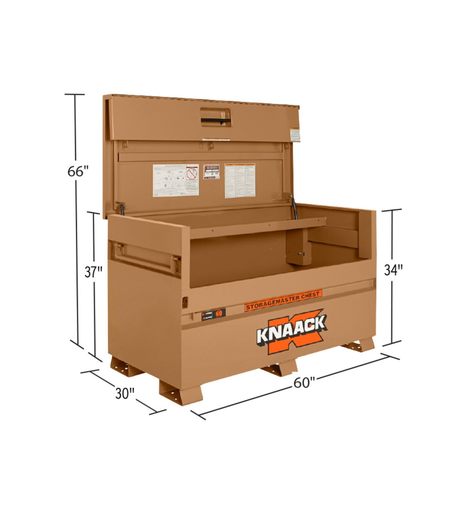 Knaack 69 StorageMaster Piano Style Storage Chest with Casters