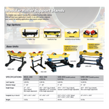 LJ Welding Automation SHD-850 Adjustable 4Ton Pipe Roller Support Stand for 4in. to 48in. Diameter Pipe