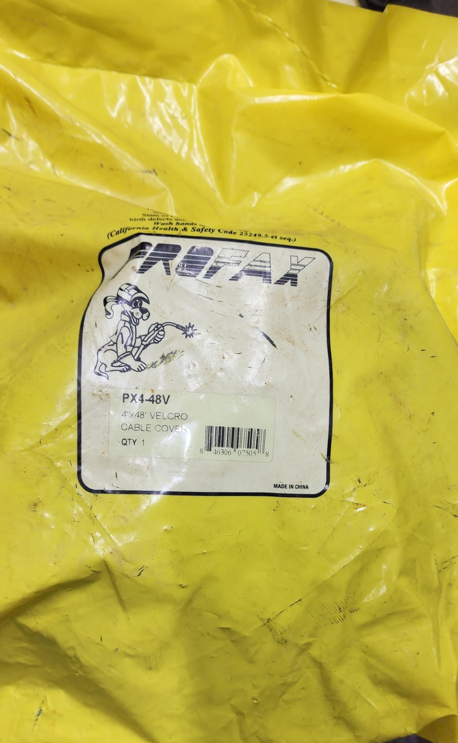 Profax PX4-48V 4in.-48in. Velcro Cable Cover- New Surplus