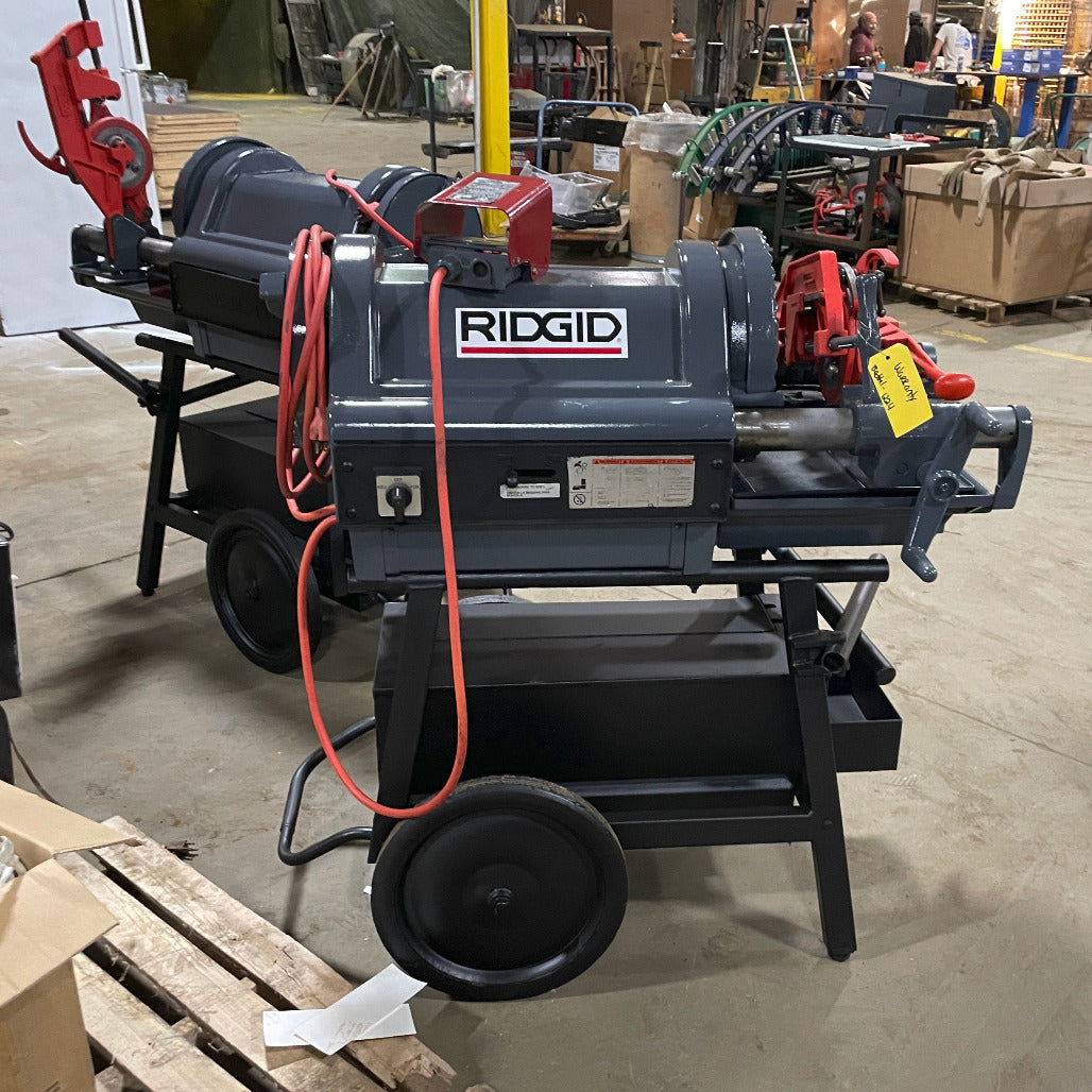 Ridgid 1224 26092 Threading Machine with Hammer Chuck for 1/4in. to 4i ...