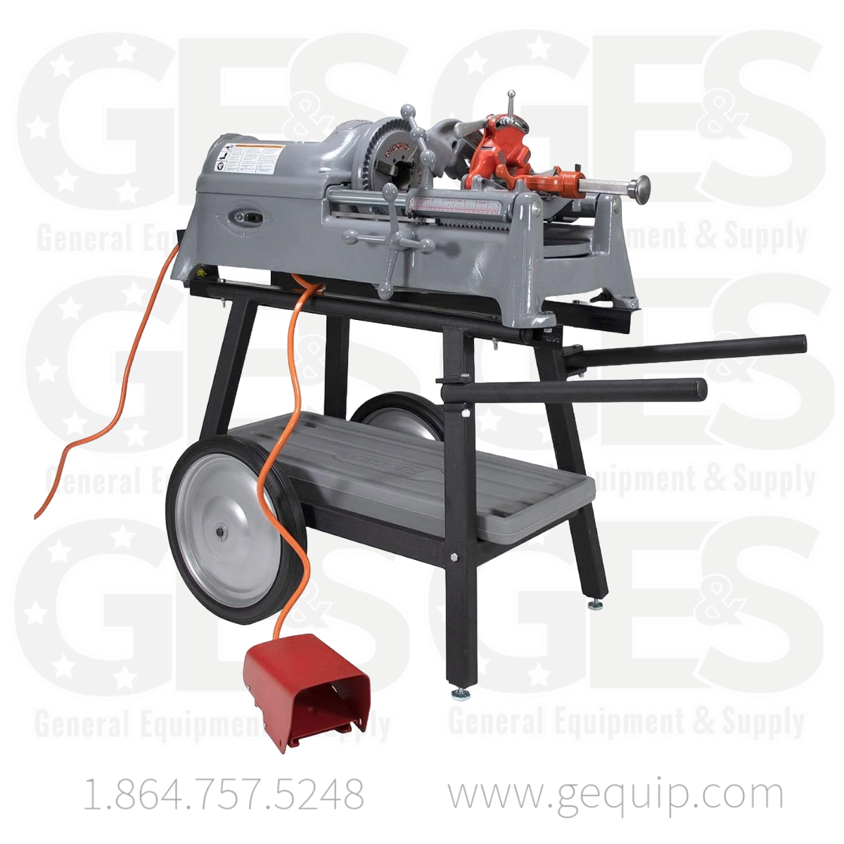 Ridgid 535 Original Style Pipe Threader Package with 811A Dies & Cart ...