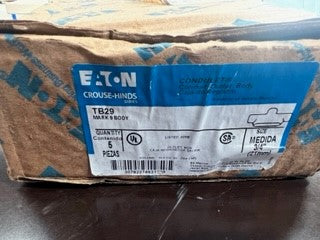 Eaton Crouse-Hinds T29 3/4inch Mark 9 Conduit Outlet Body 5pk-New Surplus