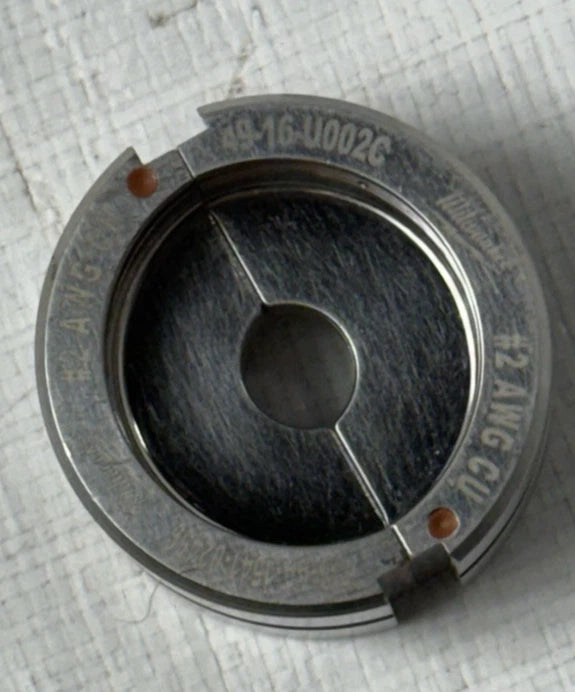 Milwaukee 49-16-U002C #2 Copper U Style Die - Used