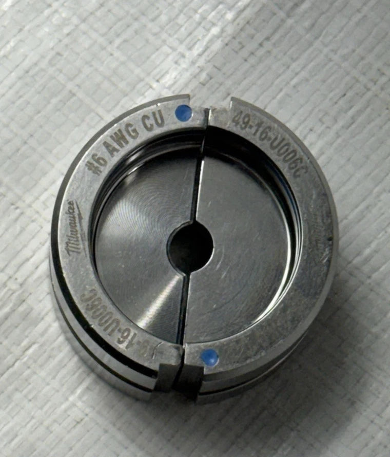 Milwaukee 49-16-U006C #6 Copper U Style Die - Used