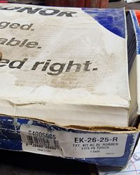 Radnor EK-26-25-R Ext. Kit AC 25' Rubber (Fits 26 Torch)- New Surplus