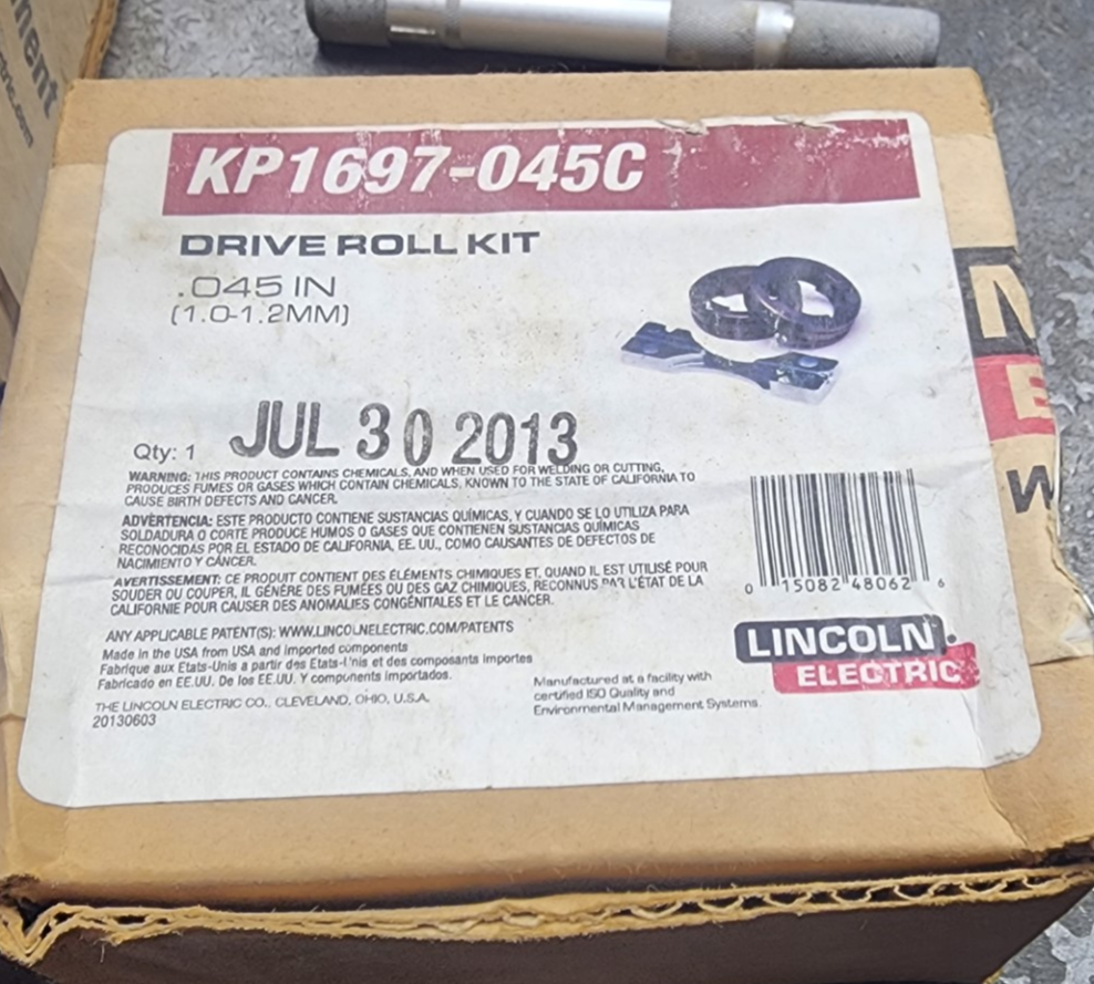 Lincoln Electric KP1697-045C Drive Roll Kit .045in.- New Surplus