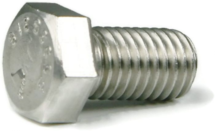PECO 12X1HB316SS - 1/2-13 X 1 Hex Bolt 316 Stainless 25/JAR, SOLD IN LOTS OF 125/5 JARS, New Surplus