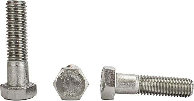 PECO 12X2HB316SS 1/2-13 X 2 HEX BOLT 316 STAINLESS 25/JAR, SOLD IN LOTS OF 125/50 JARS, New Surplus