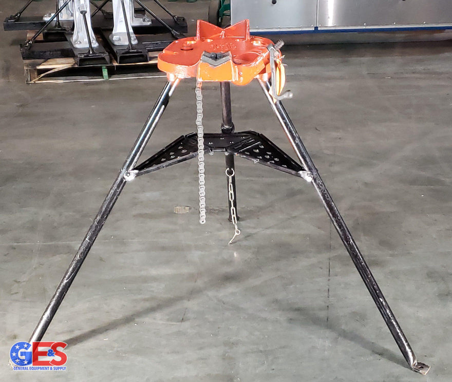 Ridgid 36273 Model 460 Portable Tri-Stand Chain Vise with 6in. Pipe Capacity - Reconditioned