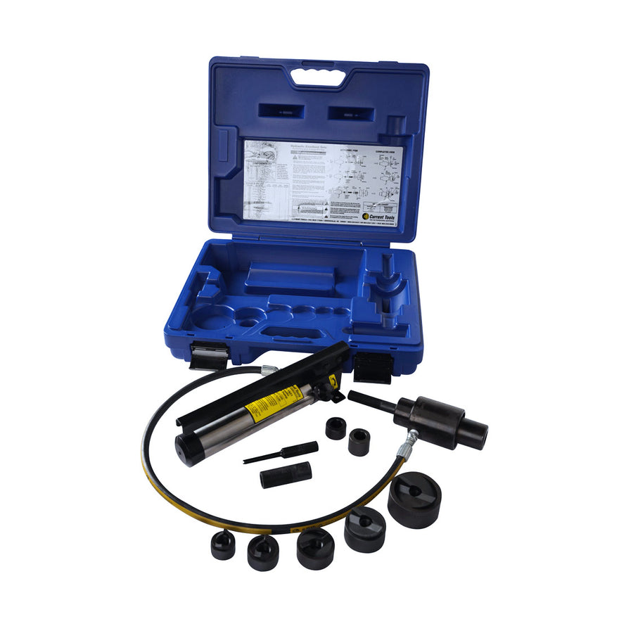 Current Tools 152PM Piece Maker Hydraulic Knockout Set for 1/2in. to 2in. Diameter - Reconditioned