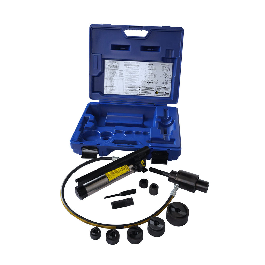 Current Tools 152PM Piece Maker Hydraulic Knockout Set (1/2" - 2") - Reconditioned  with 1 yr Operational Warranty