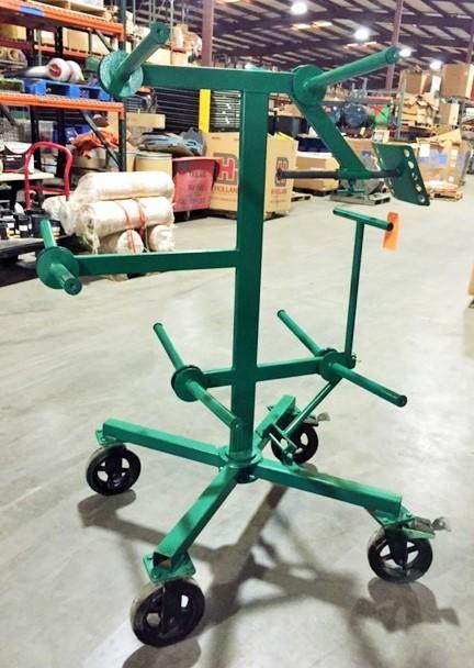 Greenlee 910 Wire Dispenser Assembly Cart ( 10 Spindle)- Remanufactureded - General Equipment & Supply