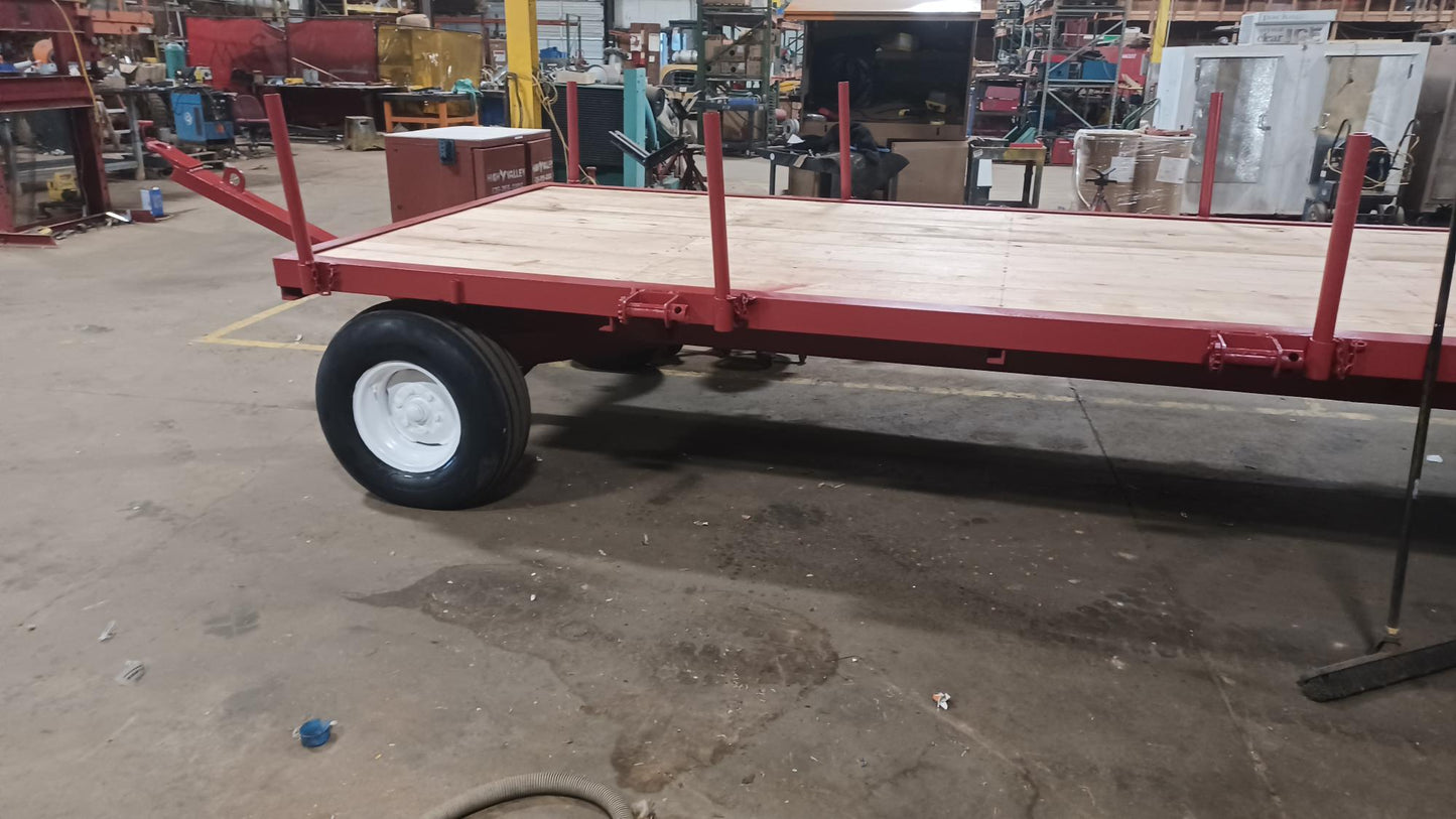 GE&S Farm Wagon 20' x 8' - 8Ton - Painted Red Reconditioned