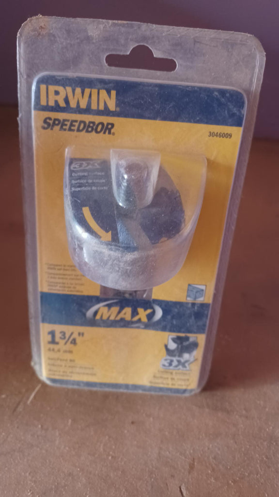 IRWIN 1 3/4" SPEEDBOR MX Self Feed Bit 3046009 - New Surplus