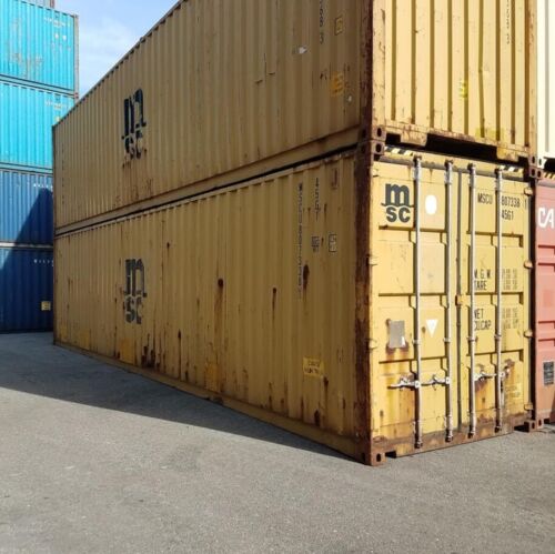 40' High Cube Shipping Containers Weather Tight - Reconditioned