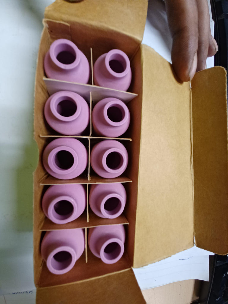 RADNOR Model 54N16 3/8" Medium #6 Alumina Gas Lens TIG Nozzle New Surplus