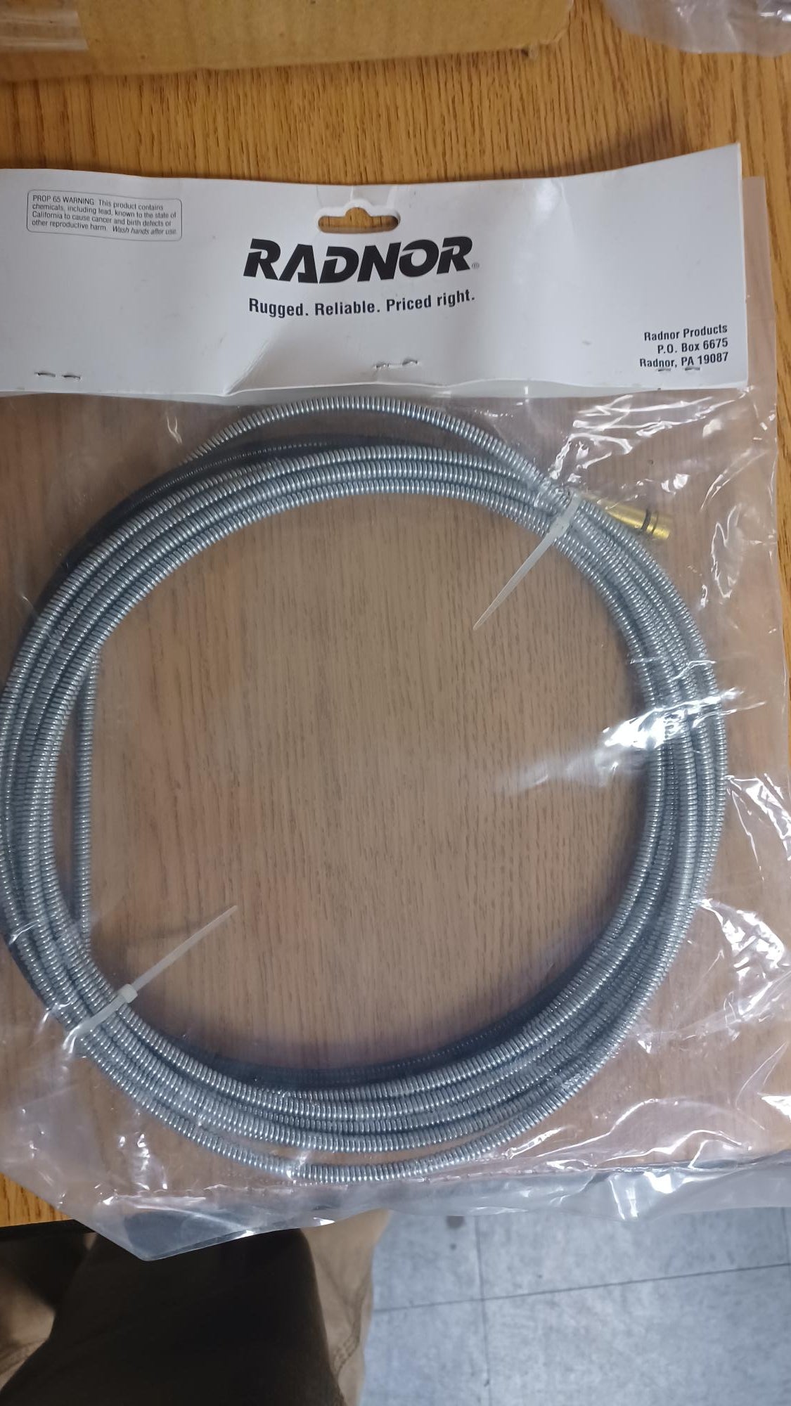 Radnor 64002744 44-3545-15 mig liner .035-.045 wire 15' - New Surplus