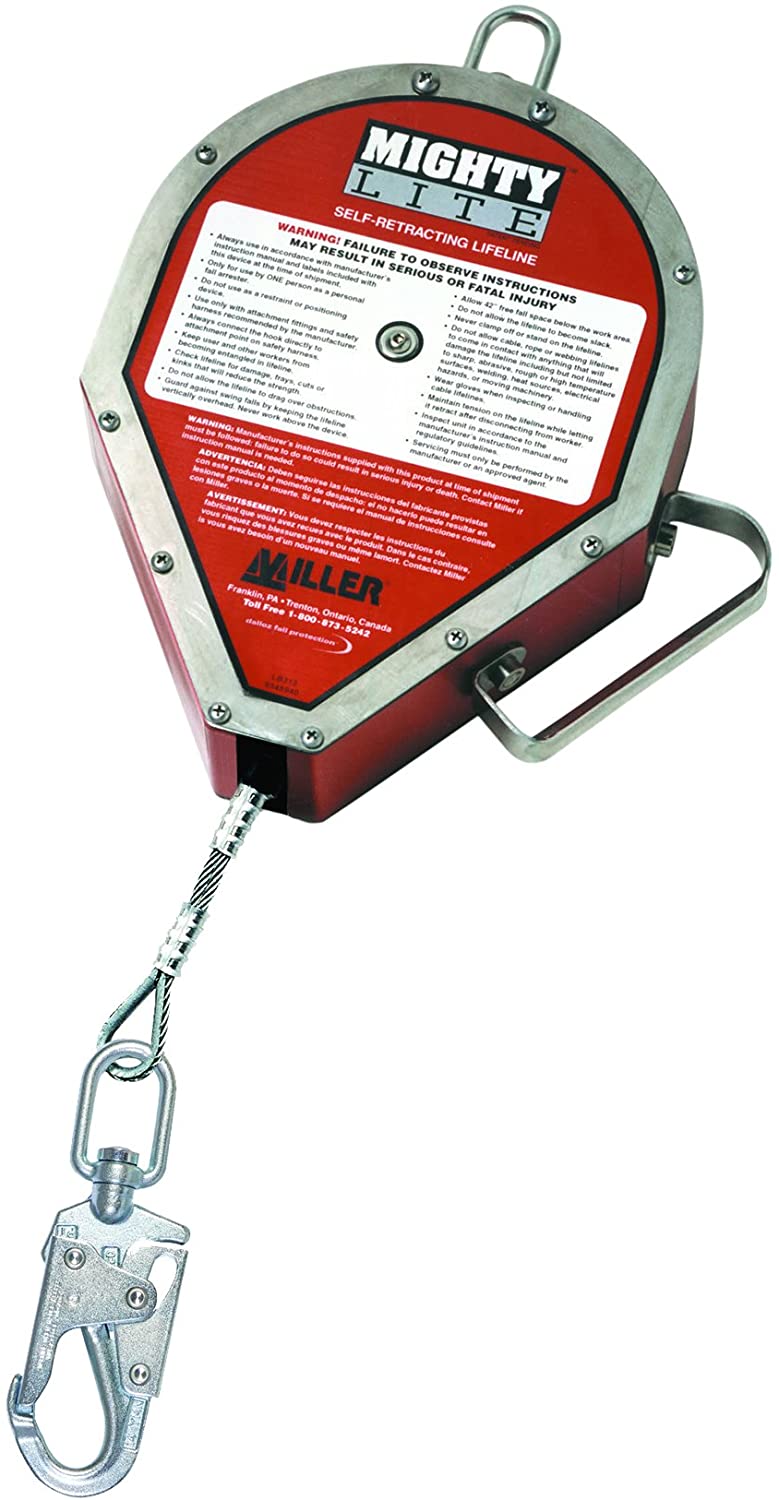 Miller RL50G-Z7 Mighty Lite Self-Retracting Lifeline 50FT - Used